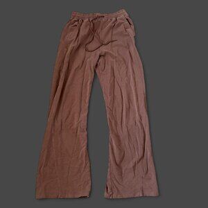 Abercrombie & Fitch brown wide leg sweatpants Size S #wideleg #90s